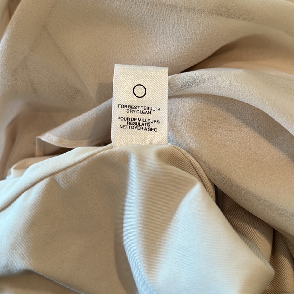 Halston Heritage beige/cream dress size 4 - Picture 7 of 7